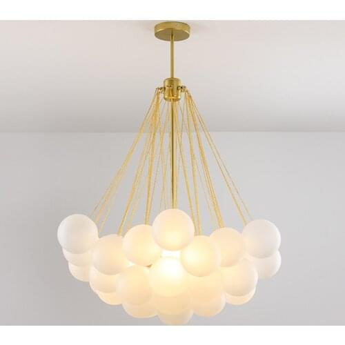 Modern Glass Pendant Lights Restaurant Cafe Decoration Pendant Light Industrial Lighting Suspension Bedroom E27 Gold Black