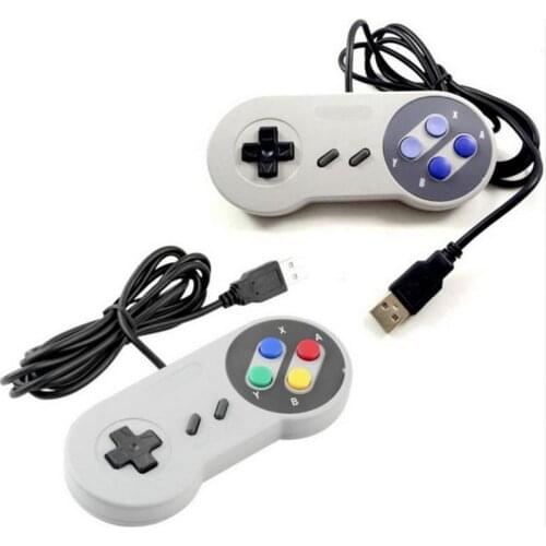 USB Gamepad Controller Gaming Joystick Joypad Game Controller For Nintendo SNES Game pad for Windows PC MAC Control gamepad pc