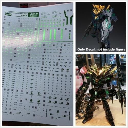 D.L high quality Bronzing Decal water paste RG28 For Bandai RG 1/144 RX-0[N] Unicorn Gundam 02 Banshee Norn Final battle DL144