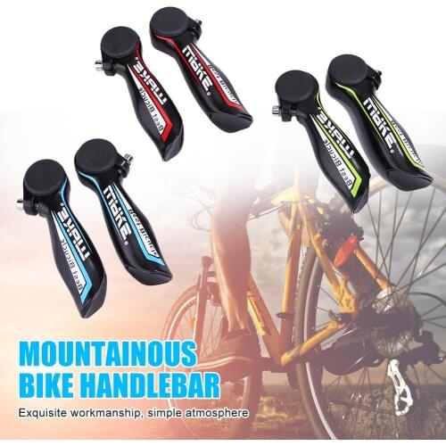 WAKE 1 Pair Bar New Bike Bicycle Aluminum Barend Bar MTB Bar End Mountain Bike Handlebar Cover Handle Cycling Accessories