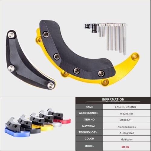 Motorcycle Engine Guard Crash Pad Frame Slider Protector Cover Falling Protection For Yamaha MT09 MT-09 Tracer FZ09 FJ09 XSR900