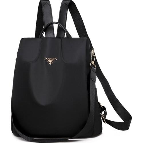 High Quality Waterproof Oxford Women Backpack Ladies Large Capacity Backpack Fashion Anti-theft Women Backpacks Famous Brand