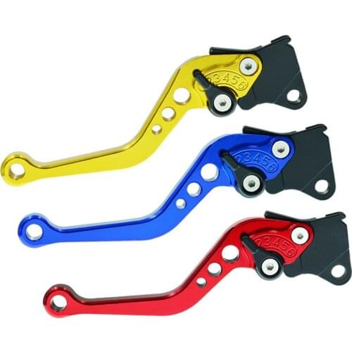 1 Pair Alloy Motorcycle Brake Handle Motorbike Modification CNC Motorcycle Clutch Drum Brake Lever Handle