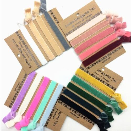 10 yard 1cm Good Quality Velvet Elastic Ribbon Stretchy Velour Tape Webbing 19 Color for Hair Tie Gift Packing Party Decoration