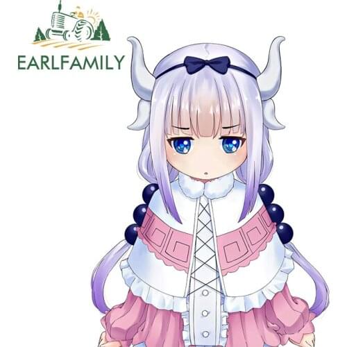 EARLFAMILY 13cm x 9.9cm for Toru Kanna Kamui Car Stickers Anime Decal RV Car Assessoires Vinyl Motorcycle Waterproof Decoration