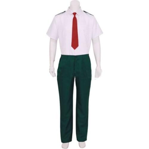 Cosplaydiy My Hero Academia Boku no Hero Akademia Shoto Todoroki Katsuki Bakugou Akademia Izuku Summer School Suit Costume L320