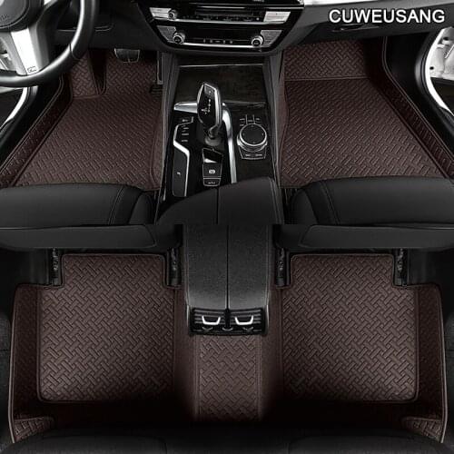 CUWEUSANG Custom Car Floor Mats for BAIC MOTOR all models BJ40 BJ80 BJ20 D20 D70 D50 D60 X25 X55 X65 CC 35 BW007 foot mats