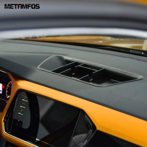 For Volkswagen T-Cross 2018 2019 2020 ABS Plastic Driver Position Storage Box Locker Container Interior Accessories Car Styling