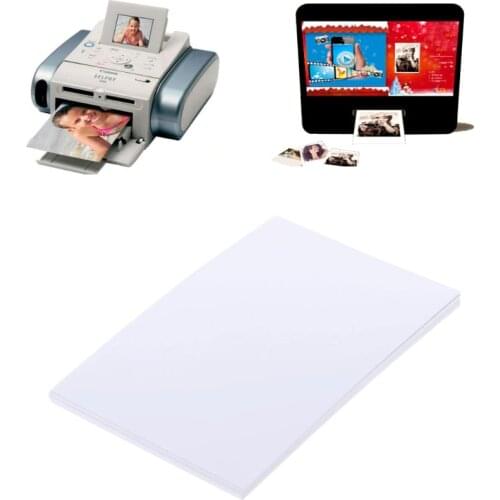 2021 New 20Sheets 4"x6" High Quality Glossy 4R Photo Paper 200gsm for Inkjet Printers