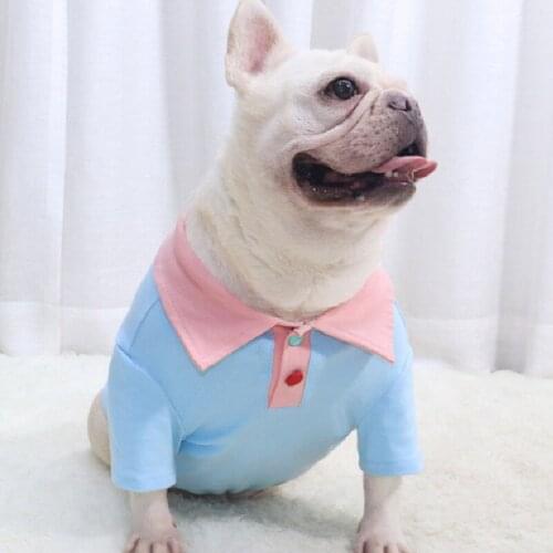 French Bulldog Clothes Spring Autumn Pug Dog Shirt Poodle Bichon Schnauzer Corgi Dog Hoodies Coat Outfit Dropship Pet Costumes