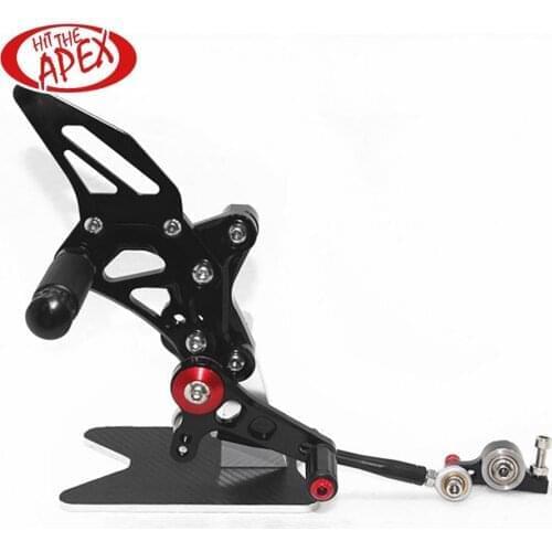 Upgraded Lighter Full Set Aluminum Alloy Rear sets for DUCATI 959 CNC Adjustable Reverse Lightweight Footrest Rearsets Footpegs