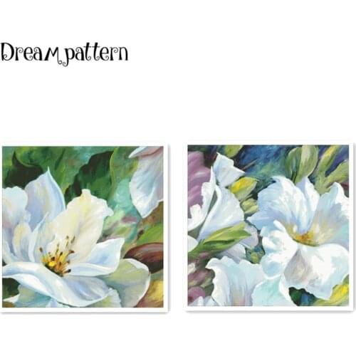 My love flowers cross stitch kits package 18ct 14ct 11ct cloth silk cotton thread embroidery DIY handmade needlework