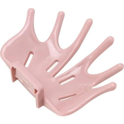 New 100pcs/lot Maple leaf Design PVC Soap Box Punch-free Strong Adhesive Soap Dishs Bathroom Drain Soap Holder Tray Accessories