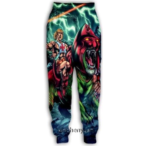 Xinchenyuan New Men/Women He-Man and the Masters of the Universe 3D Printed Casual Pants Fashion Men Loose Sporting Pants F35