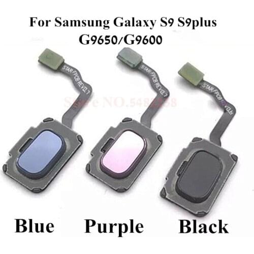 Original Fingerprint Sensor For Samsung Galaxy S9 S9+ S9plus G9600 G9650 Home Buttons Touch ID Fingerprint Scanner Flex Cable