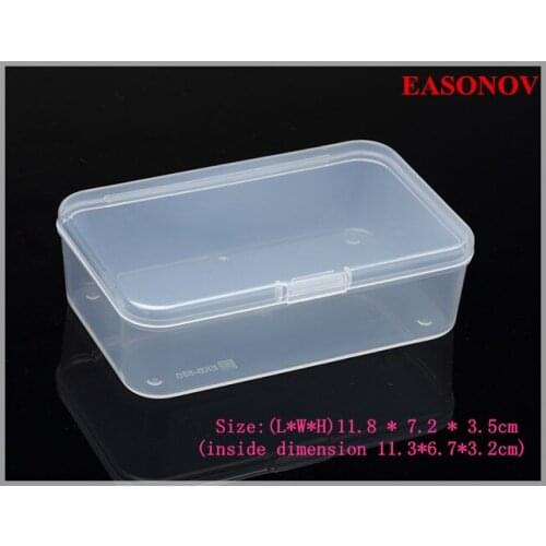 EASONOV 11.8 * 7.2 * 3.5cm PP Material Plastic Box Parts Storage Toolbox 5pcs / lot