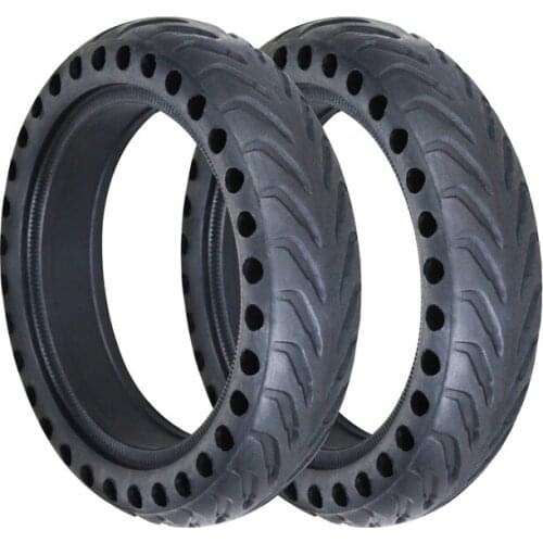 Shock Absorber Porous Damping Tyres Wheels for Xiaomi M365 Scooter Skateboard Solid Hole Tires Avoid Non-Pneumatic Tyre