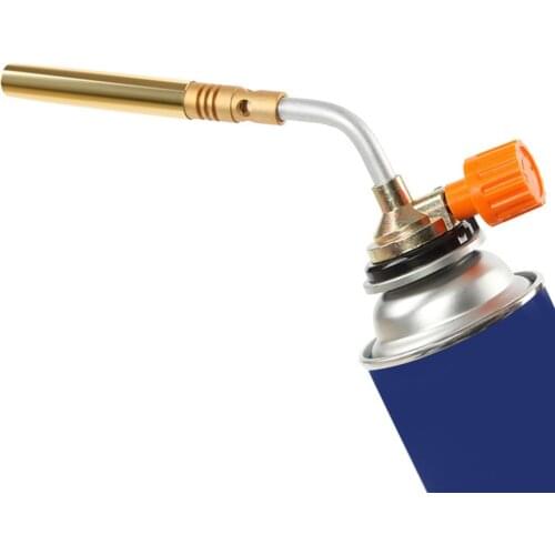 Portable Butane Burner Welding Gas Torch Flame Gun Brazing Flamethrower Outdoor Camping BBQ Soldering Heat Gun Welding Equipment