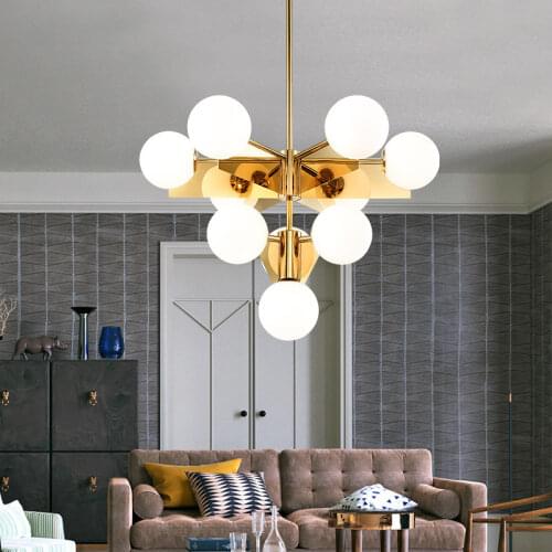 Post Modern Lustre Plate Gold Metal Led Chandelier G9 Luminaria Globe Pendant Chandelier Indoor Lighting Led Lampapras Fixtures