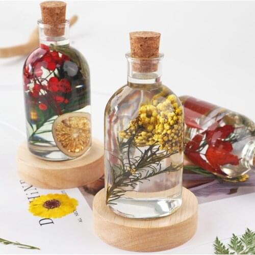 DIY Crystal Epoxy Resin Mold Led Night Bottle Mirror Silicone Mold For Resin