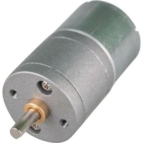 25GA 370 DC Gear Motor Motor RF-370 Low Speed Motor High Torque 6V 12V 24V Model Car Trailer Motor