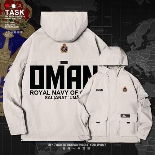 Sultanate of Oman Omani OMN men jacket hooded Navy logo army fan Tactical jackets casual mens for men mens new clothes autumn