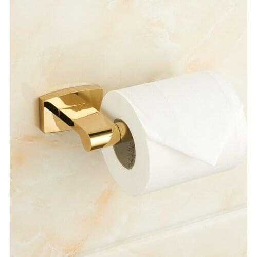 Vidric chrome toilet Paper Holder brass tissue roll holder Bathroom Accessories Wall Mounted