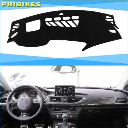 Car Inner Auto Dashboard Cover Dashmat Pad Carpet Sun Shade Dash Board Cover Fit For Audi A7 S7 Without HUD 2010 2011 12-2016