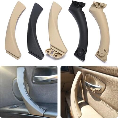 Car Inner Handle Interior Door Panel Pull Trim Cover Gray Beige Black left Right For BMW 3 series E90 E91 316 318 320 325 328