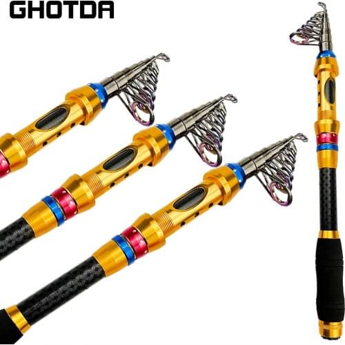 1.8-3.6m Carbon Fiber Spinning Fishing Rod 13BB Fishing Reel Combo Telescopic Fishing Pole Spinning Reel Kit Pesca