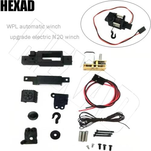 WPL Automatic Winch Upgrade Electric N20 Winch for 1/16 RC Car WPL C34 C34K C34KM