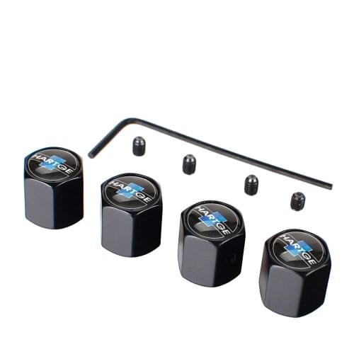 Car Styling Auto Wheels Sticker Tire Valve Stem Caps for Hartge logo for BMW X1 F30 E60 M8 Mini Cooper R50 Range Rover Evoque