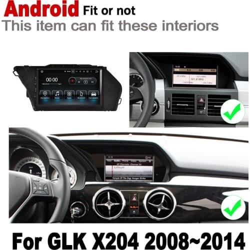 Car radio GPS multimedia player For Mecerdes Benz GLK X204 2008 2009 2010 2011 2012 2013 2014 NTG 2 Din Navigation Screen