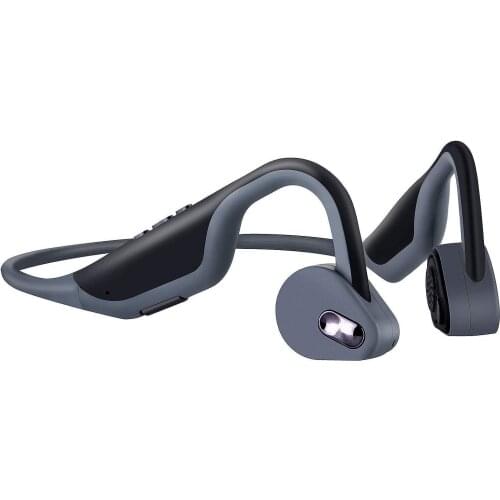Bone conduction headset open frame wireless bluetooth headphone stereo lightweight running sports earphone