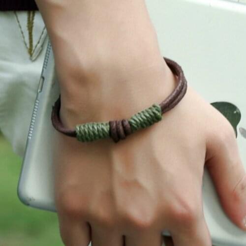 CIBOCIBO Classic Mens Bracelet 2021 Vintage Leather Braided Rope Bracelet Men Fashion Luxury Gifts For Men Pulseras Mujer Moda