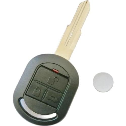 With LOGO Remote Key Shell For Buick 2003-2007 Excelle HRV Car Key Blanks Case For Chevrolet Car Key Fob Uncut Blade