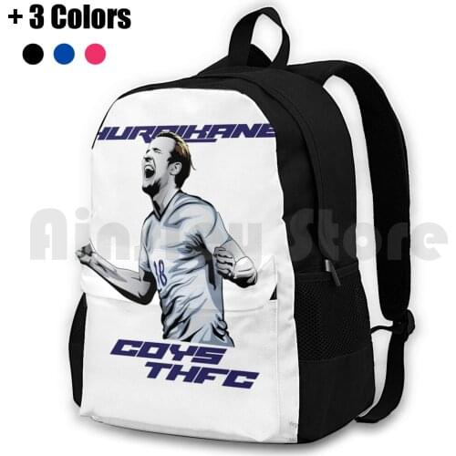 Harry : Hurrikane Outdoor Hiking Backpack Waterproof Camping Travel Soccer Football Sports Spurs Harry England British United