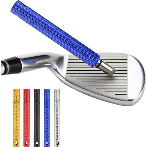 Golf Club Grooving Sharpening Tool 4 colors Golf Groove Sharpener Wedge Club U V Type Square Regroover Blade Cleaning Tool Acces