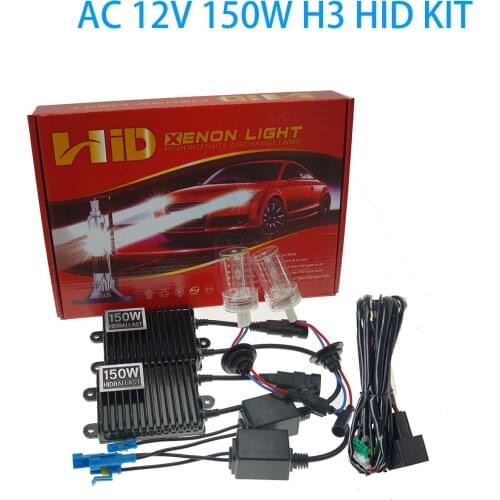 150W xenon lamp set H3 automobile hid hernia lamp high power automobile lamp headlamp