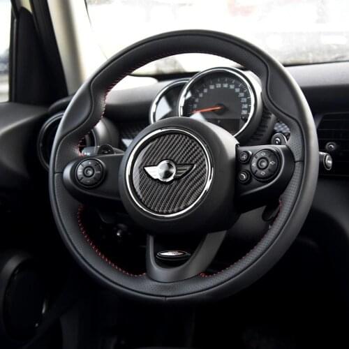 It Is Suitable For Mini F Chassis Steering Wheel LOGO Sticker - Solid Color Mini Cooper Countryman F60 Mini Cooper F55 F56 F60