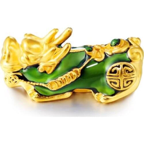 Drop shipping Diy pixiu Accessories Thermochromic pixiu pendant