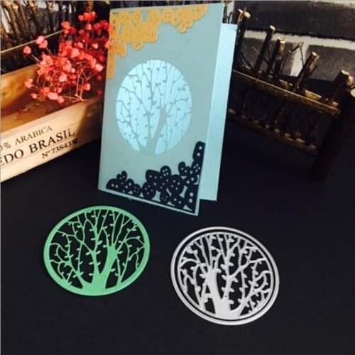 SCD570 Circle Cover Metal Cutting Dies For Scrapbooking Stencils DIY Album Cards Decoration Embossing Folder Die Cuts Template