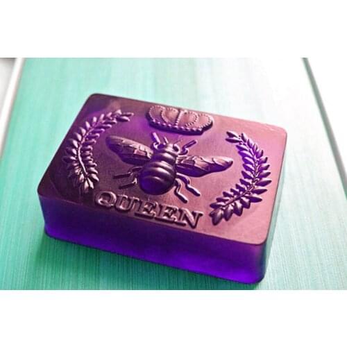 Silicone Mold Soaps Mould Queen Bee Honey Bee Soap Molds Handmade Animal Mold Silica Gel for Soap Making Clay Aroma Stone Moulds