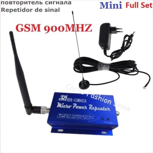 ZQTMAX GSM Mobile Signal Amplifier 2g Repeater 900MHz cell phone signal booster With Suction cup antenna