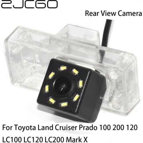 ZJCGO Car Rear View Reverse Back Up Parking Waterproof Camera for Toyota Land Cruiser Prado 100 200 120 LC100 LC120 LC200 Mark X