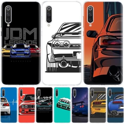Japan JDM Sports Car Comic Phone Case for Xiaomi Redmi Note 10 9 9S 8T 8 7 8A 7 7A 6 6A 9A 9C S2 K20 K30 Pro Fashion Cover Coque
