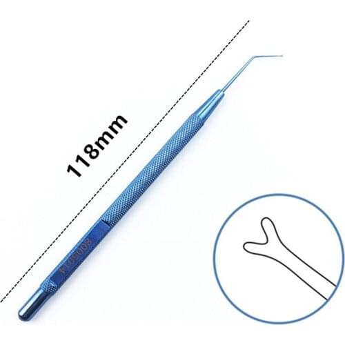 1pc Titanium Alloy Jaffe-Bechert Lens Nucleus Rotator ophthalmic eye instrument tools hook