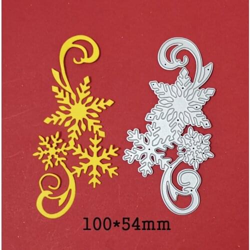 2021 New Metal Cutting Dies Etch Snowflake Vine Crafts Die Stencil For DIY Scrapbook Paper Cards Embossing Die Template