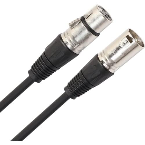 3 Pin XLR Male to Female Cord XLR Microphone Cable Balanced for Amplifier Mixer Guitar Mixer Speaker Patch Panel
