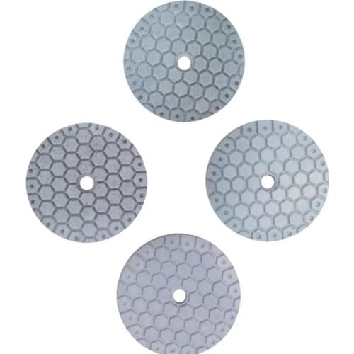 5PCS/Set 3Inch Grinding Disc Dry Diamond Polishing Flexible Grinding Disc Pads For Stone Terrazzo Granite Marble